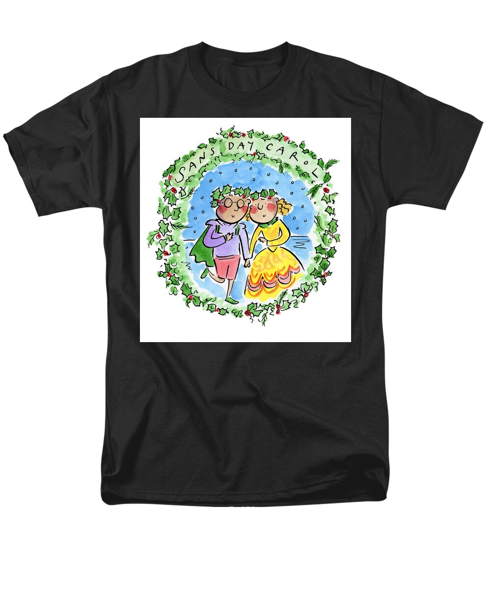 Sans Day Carol - Men's T-Shirt  (Regular Fit)