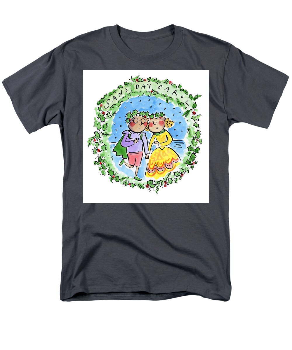 Sans Day Carol - Men's T-Shirt  (Regular Fit)