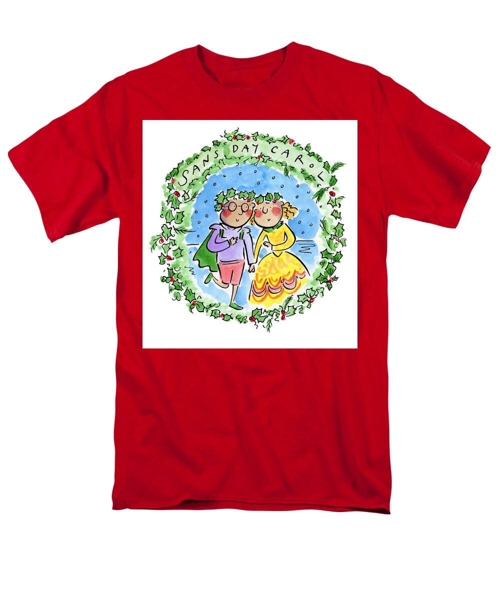 Sans Day Carol - Men's T-Shirt  (Regular Fit)