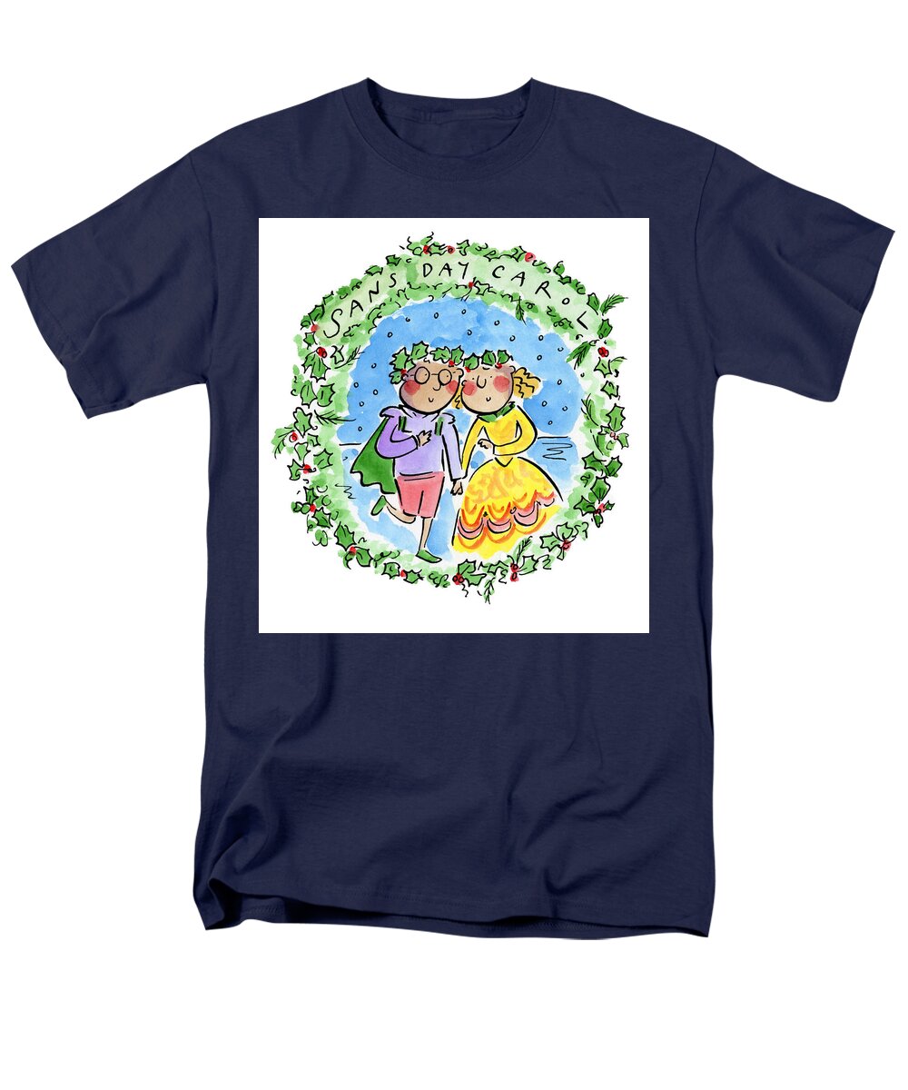 Sans Day Carol - Men's T-Shirt  (Regular Fit)