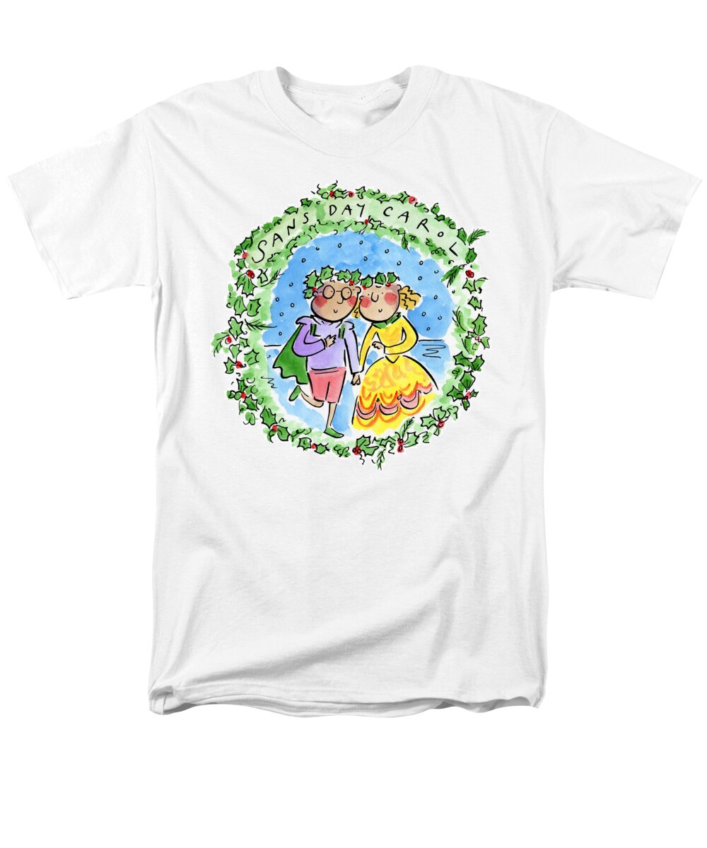 Sans Day Carol - Men's T-Shirt  (Regular Fit)