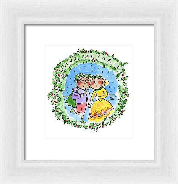 Sans Day Carol - Framed Print