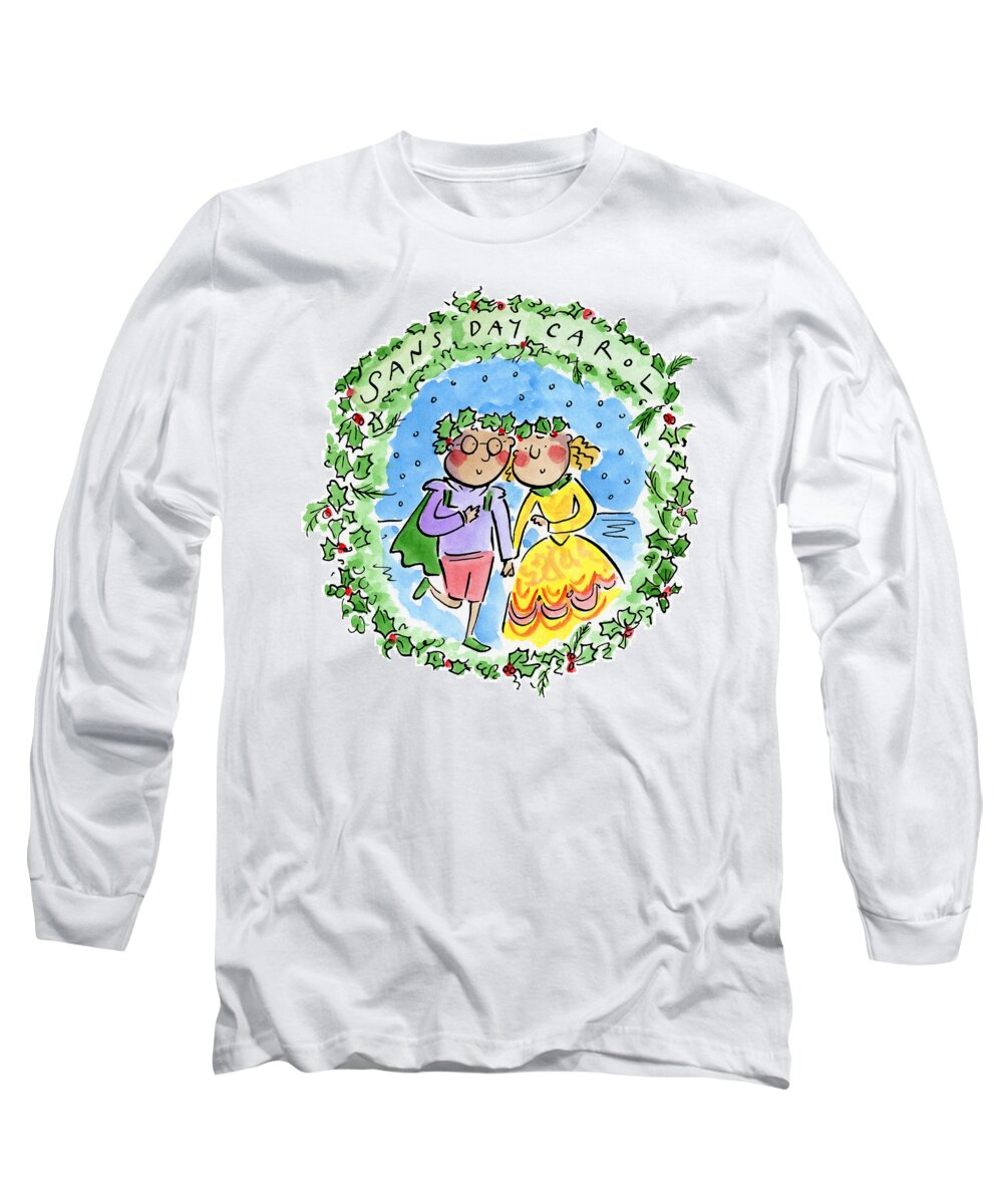 Sans Day Carol - Long Sleeve T-Shirt