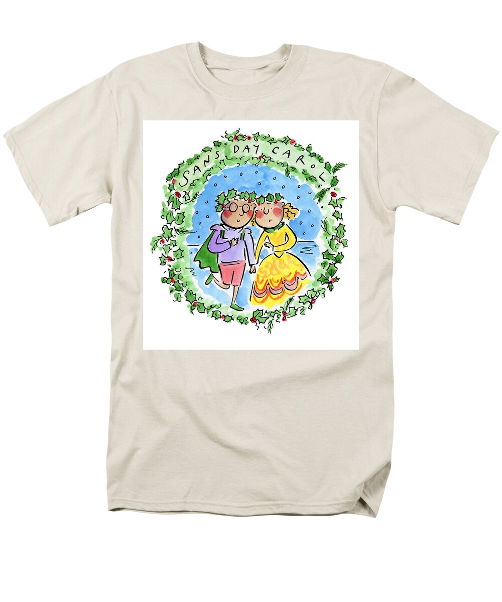 Sans Day Carol - Men's T-Shirt  (Regular Fit)