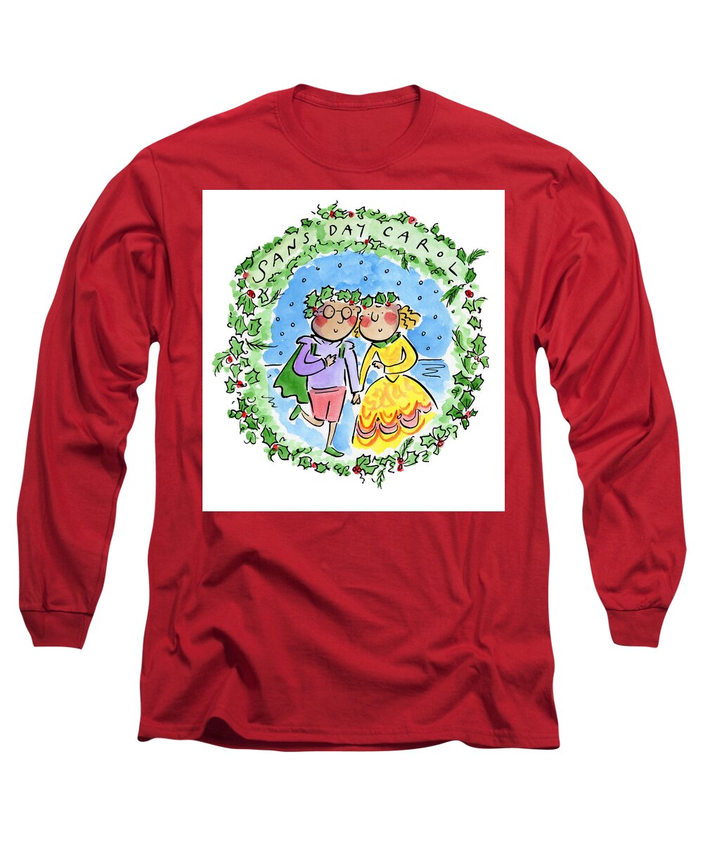 Sans Day Carol - Long Sleeve T-Shirt