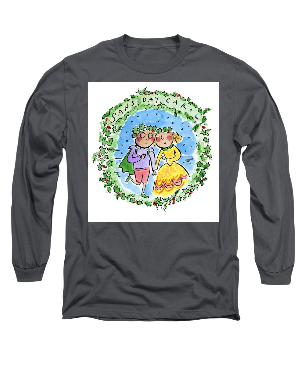 Sans Day Carol - Long Sleeve T-Shirt