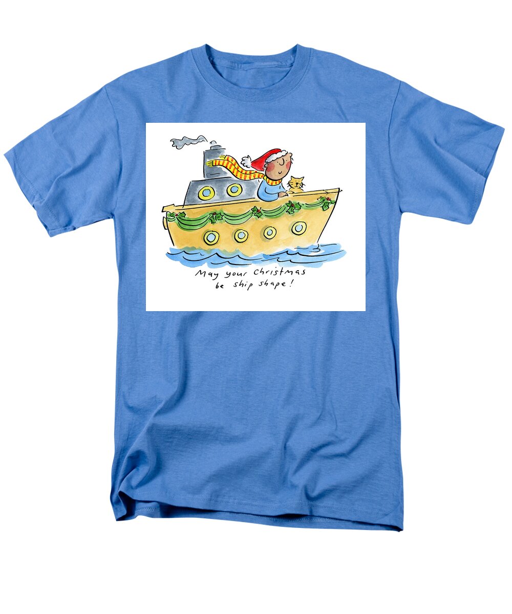 Ship Shape Christmas - Men's T-Shirt  (Regular Fit)