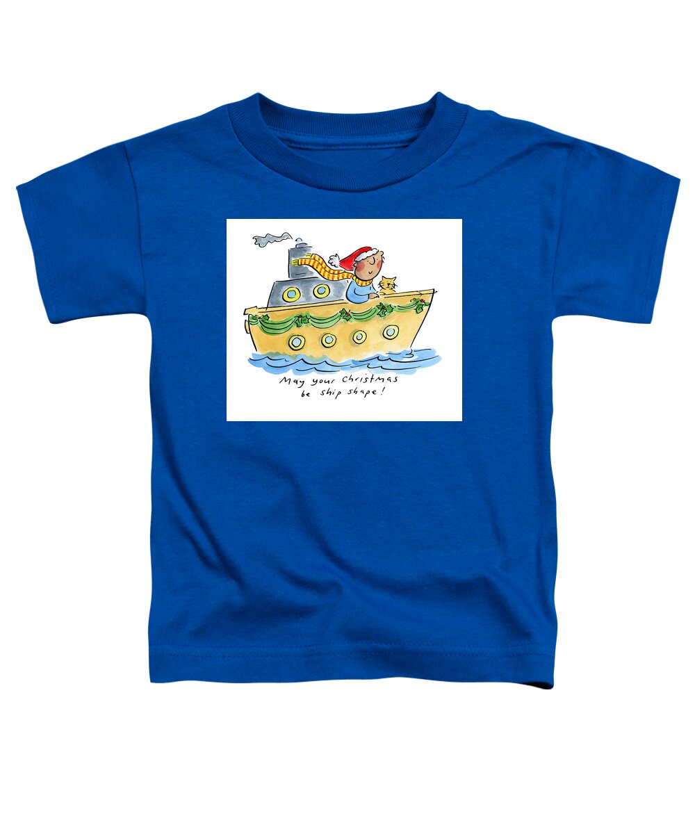 Ship Shape Christmas - Toddler T-Shirt