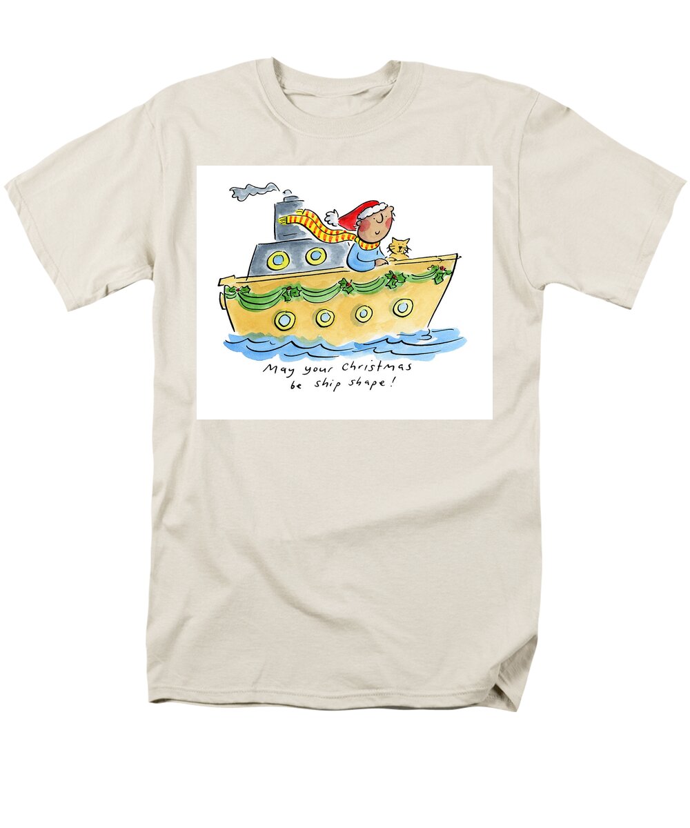 Ship Shape Christmas - Men's T-Shirt  (Regular Fit)