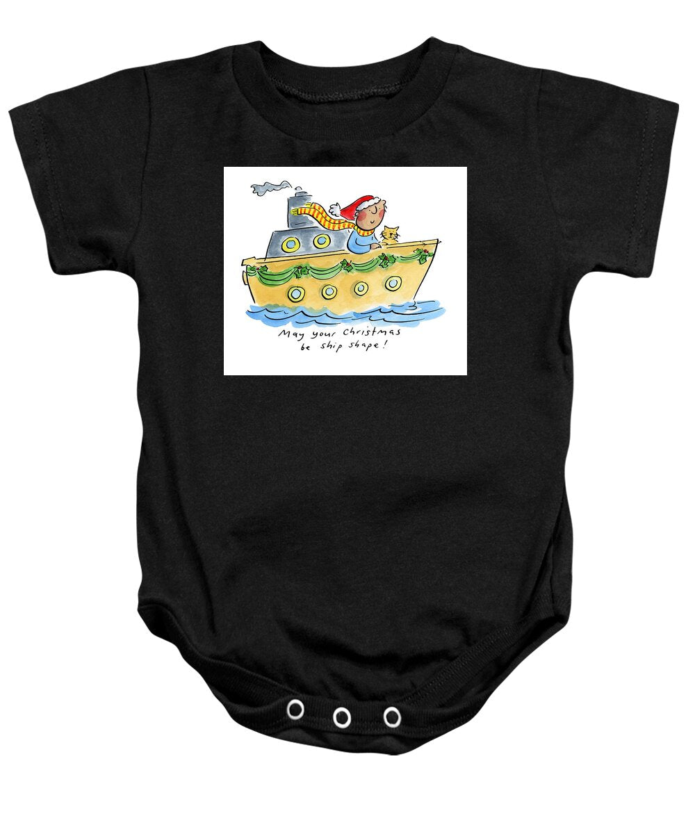Ship Shape Christmas - Baby Onesie