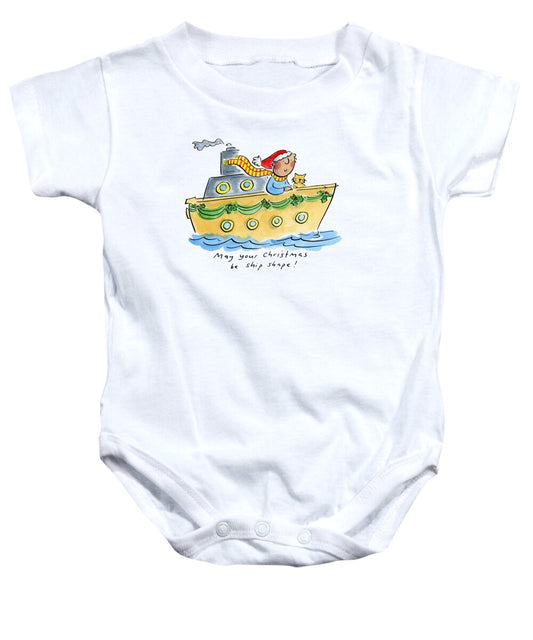 Ship Shape Christmas - Baby Onesie