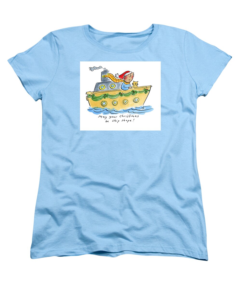 Ship Shape Christmas - Women's T-Shirt (Standard Fit)