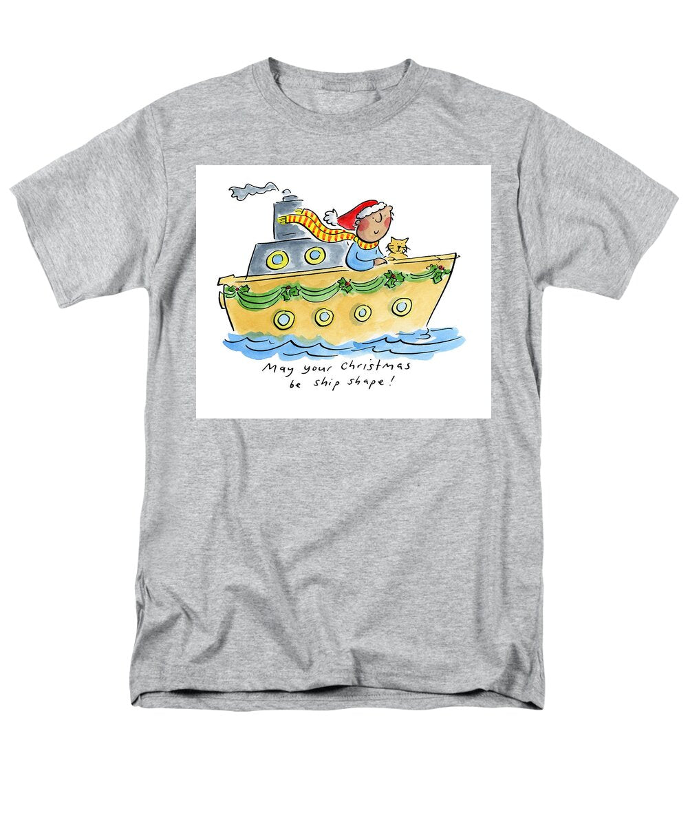 Ship Shape Christmas - Men's T-Shirt  (Regular Fit)