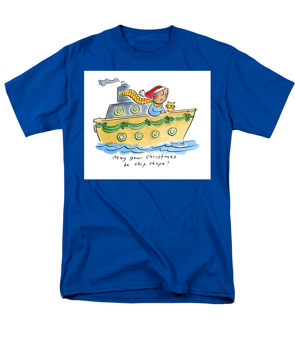 Ship Shape Christmas - Men's T-Shirt  (Regular Fit)