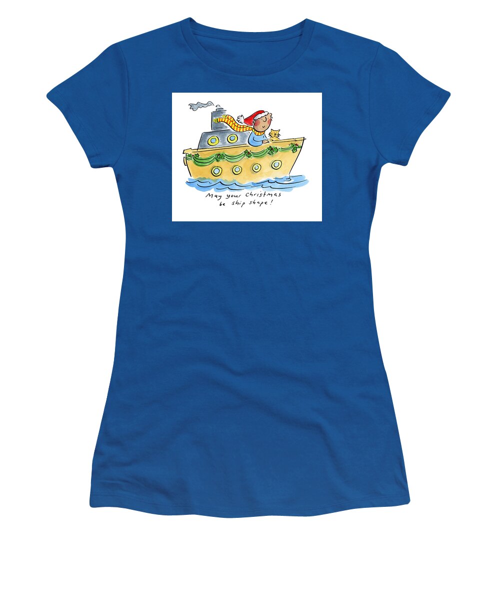 Ship Shape Christmas - Women's T-Shirt
