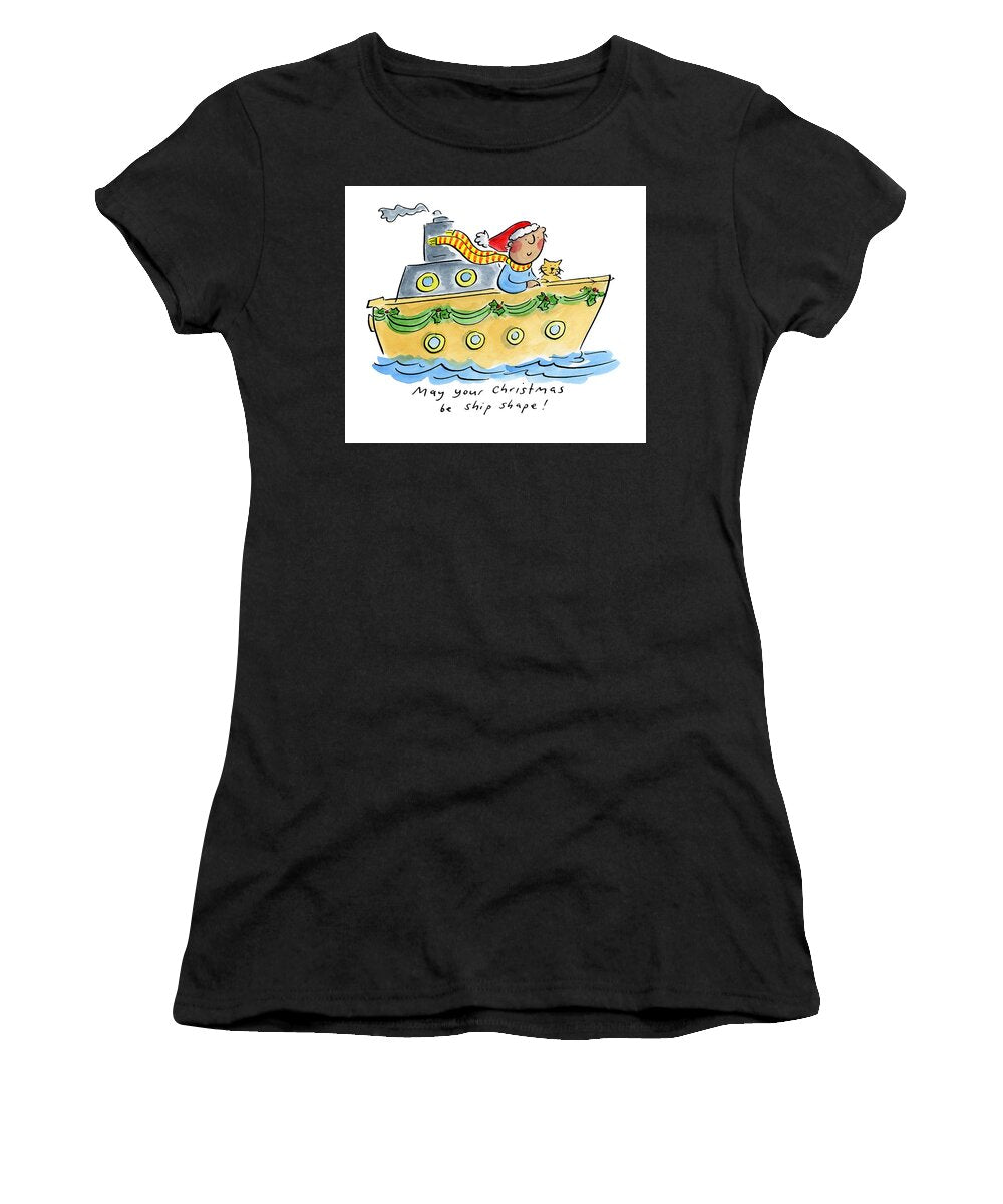 Ship Shape Christmas - Women's T-Shirt