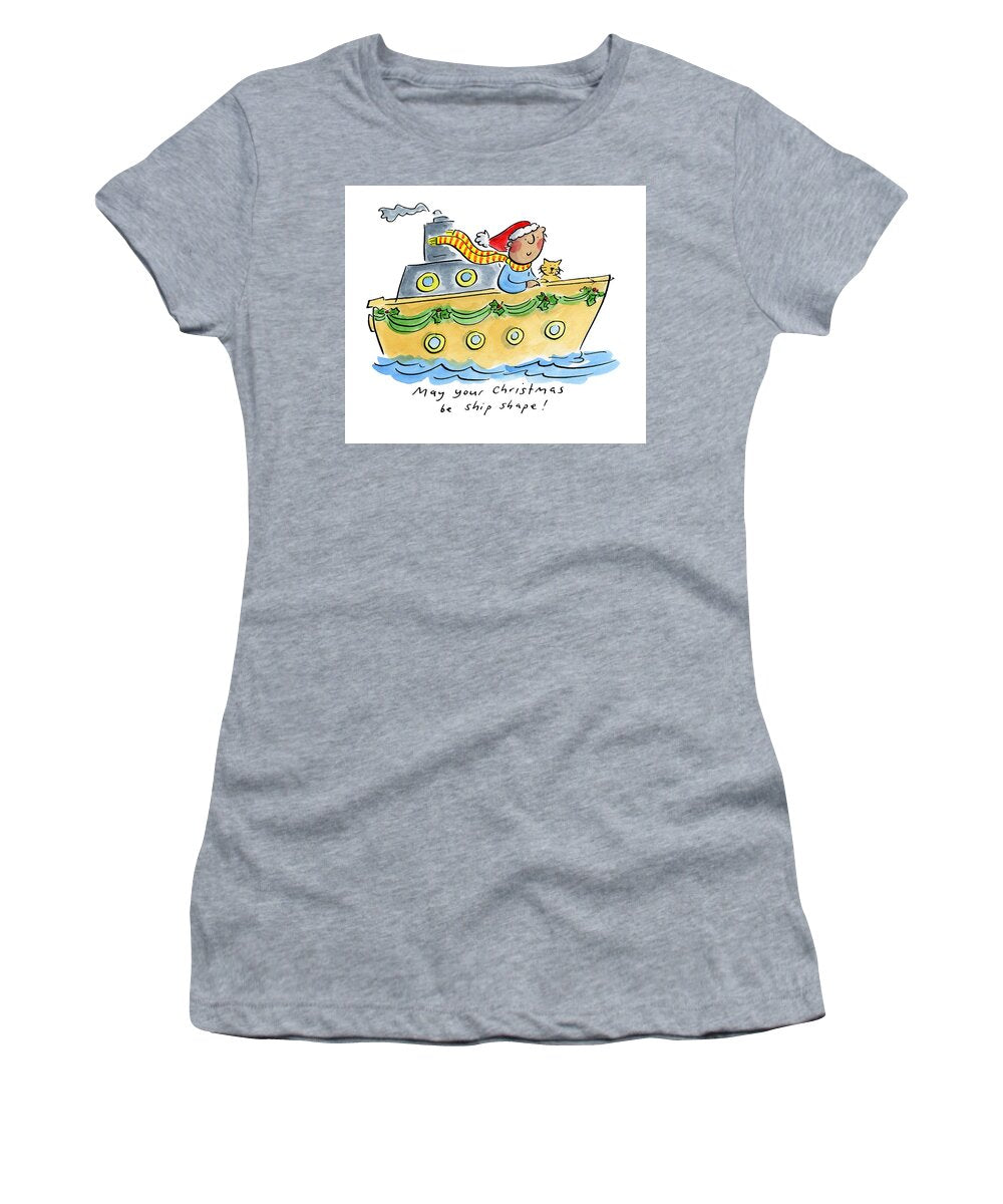 Ship Shape Christmas - Women's T-Shirt