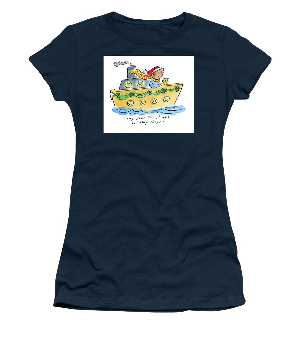 Ship Shape Christmas - Women's T-Shirt