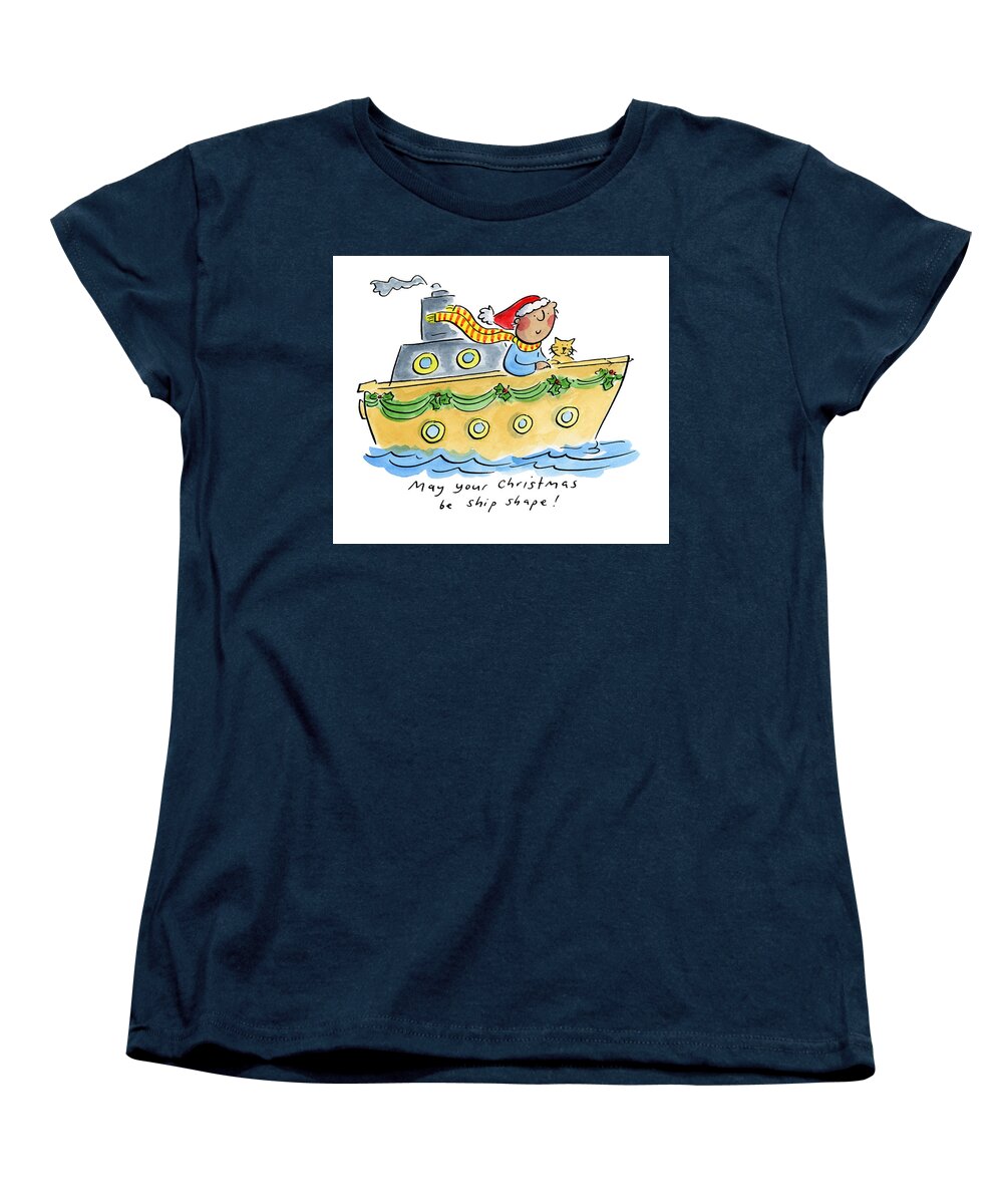 Ship Shape Christmas - Women's T-Shirt (Standard Fit)