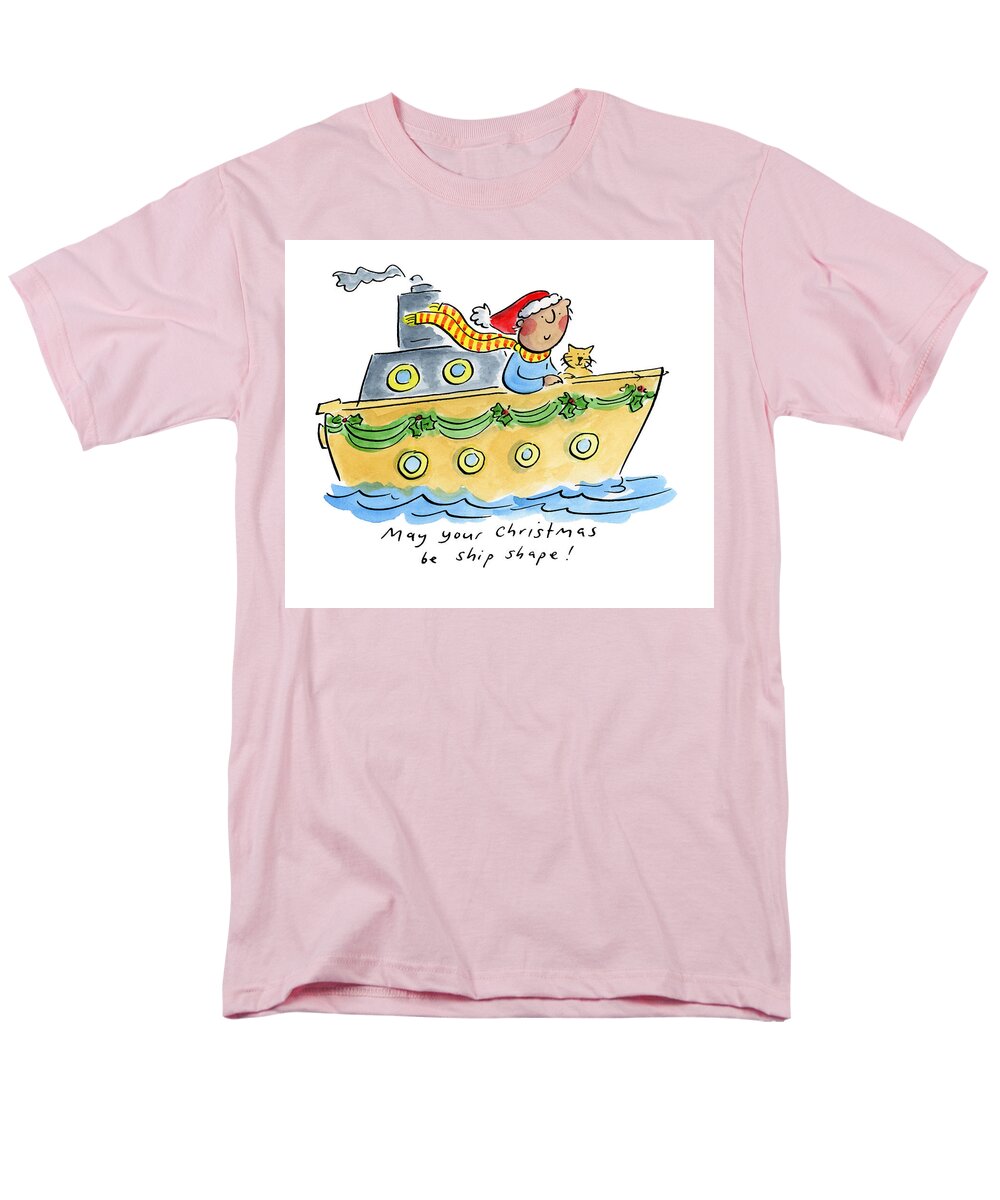 Ship Shape Christmas - Men's T-Shirt  (Regular Fit)