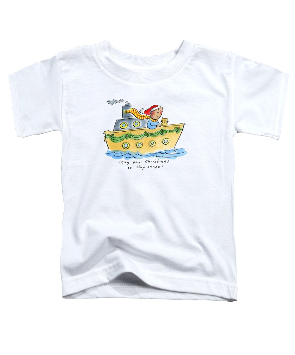 Ship Shape Christmas - Toddler T-Shirt