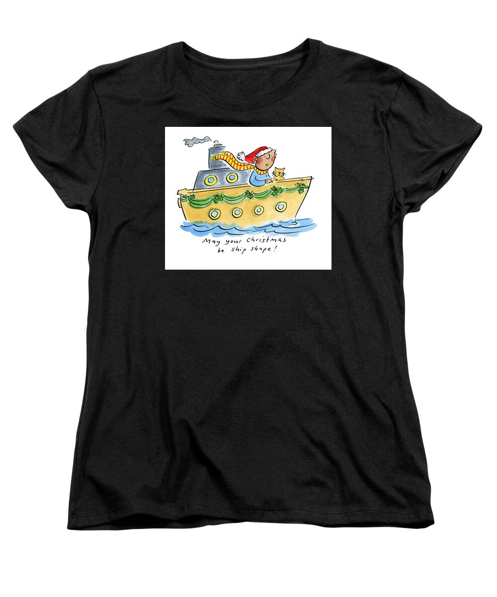 Ship Shape Christmas - Women's T-Shirt (Standard Fit)