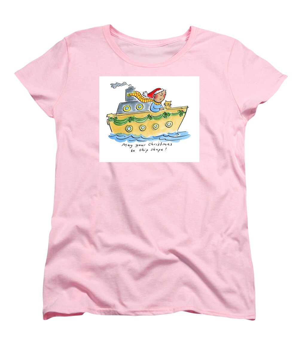 Ship Shape Christmas - Women's T-Shirt (Standard Fit)