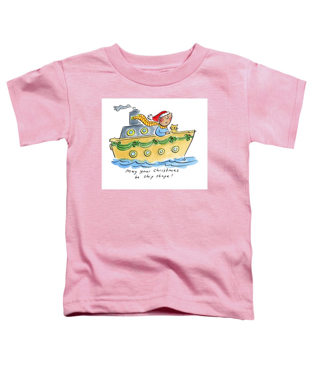 Ship Shape Christmas - Toddler T-Shirt