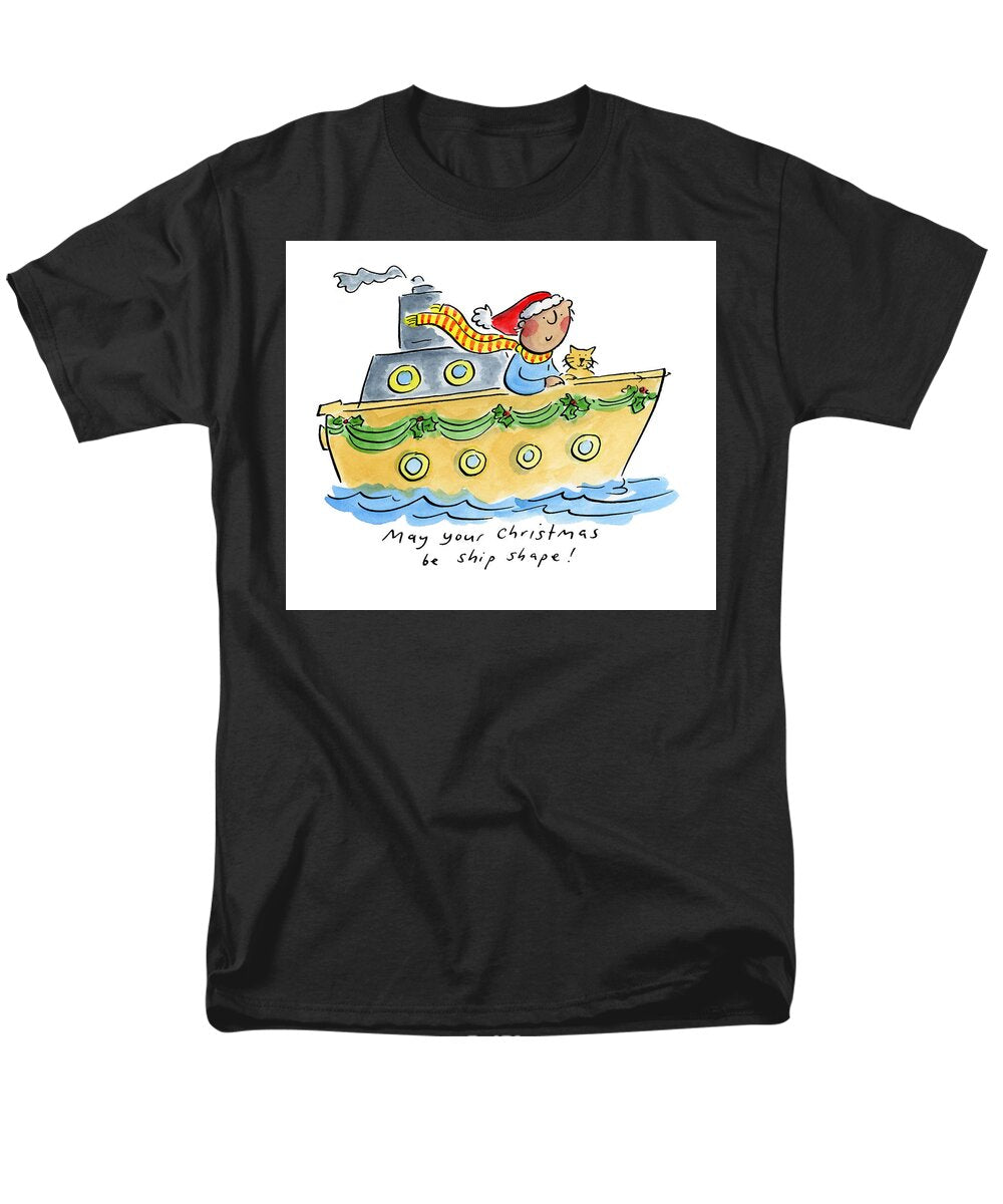 Ship Shape Christmas - Men's T-Shirt  (Regular Fit)