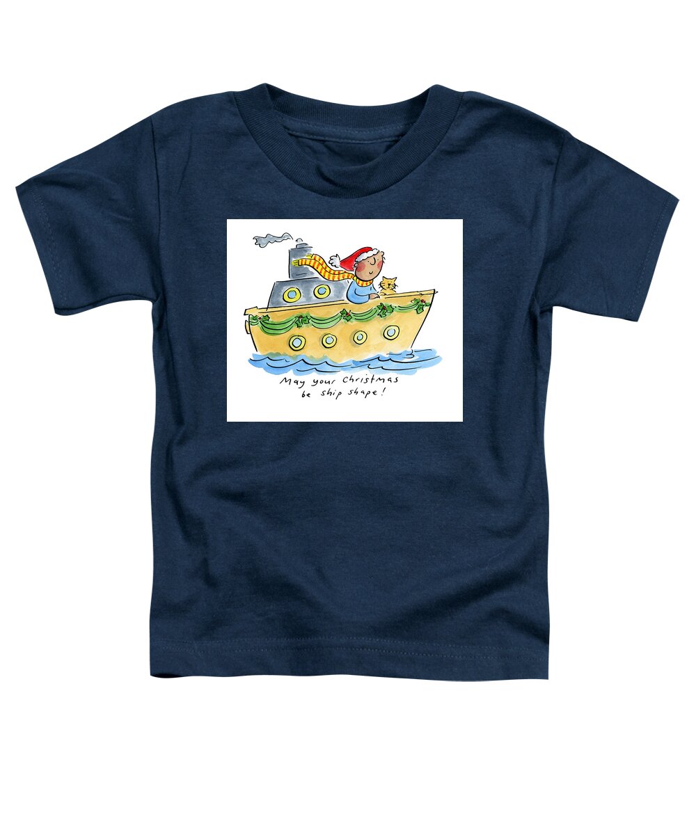 Ship Shape Christmas - Toddler T-Shirt