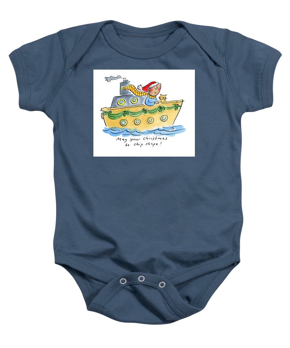 Ship Shape Christmas - Baby Onesie