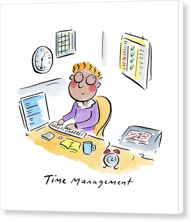 Time Management - Canvas Print