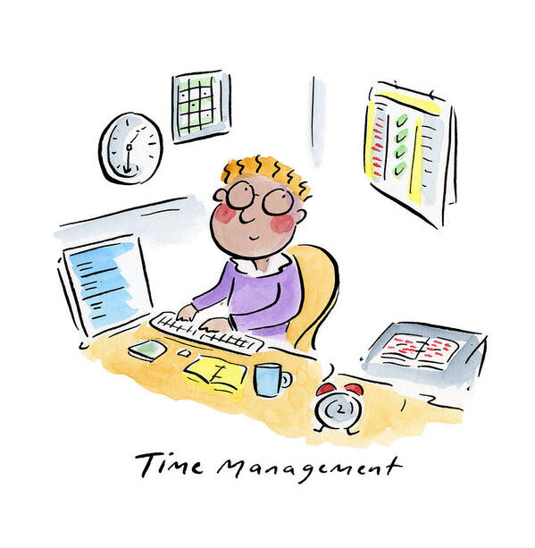 Time Management - Art Print