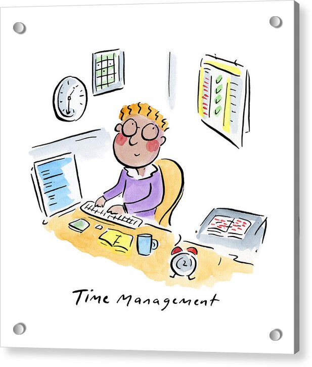 Time Management - Acrylic Print
