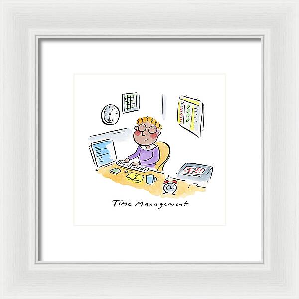 Time Management - Framed Print