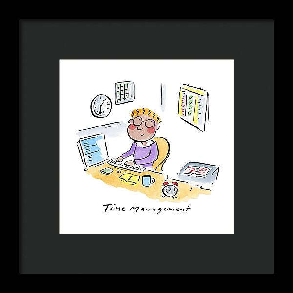 Time Management - Framed Print