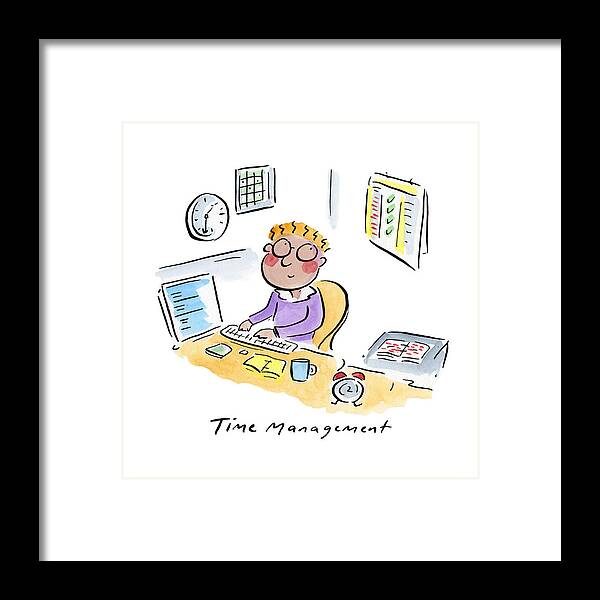 Time Management - Framed Print