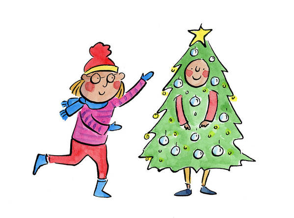 Tree Costume - Art Print