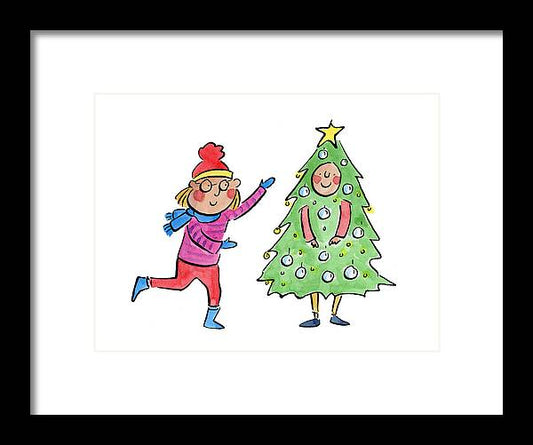 Tree Costume - Framed Print