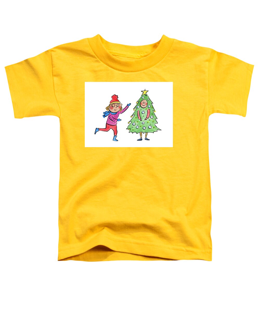 Tree Costume - Toddler T-Shirt