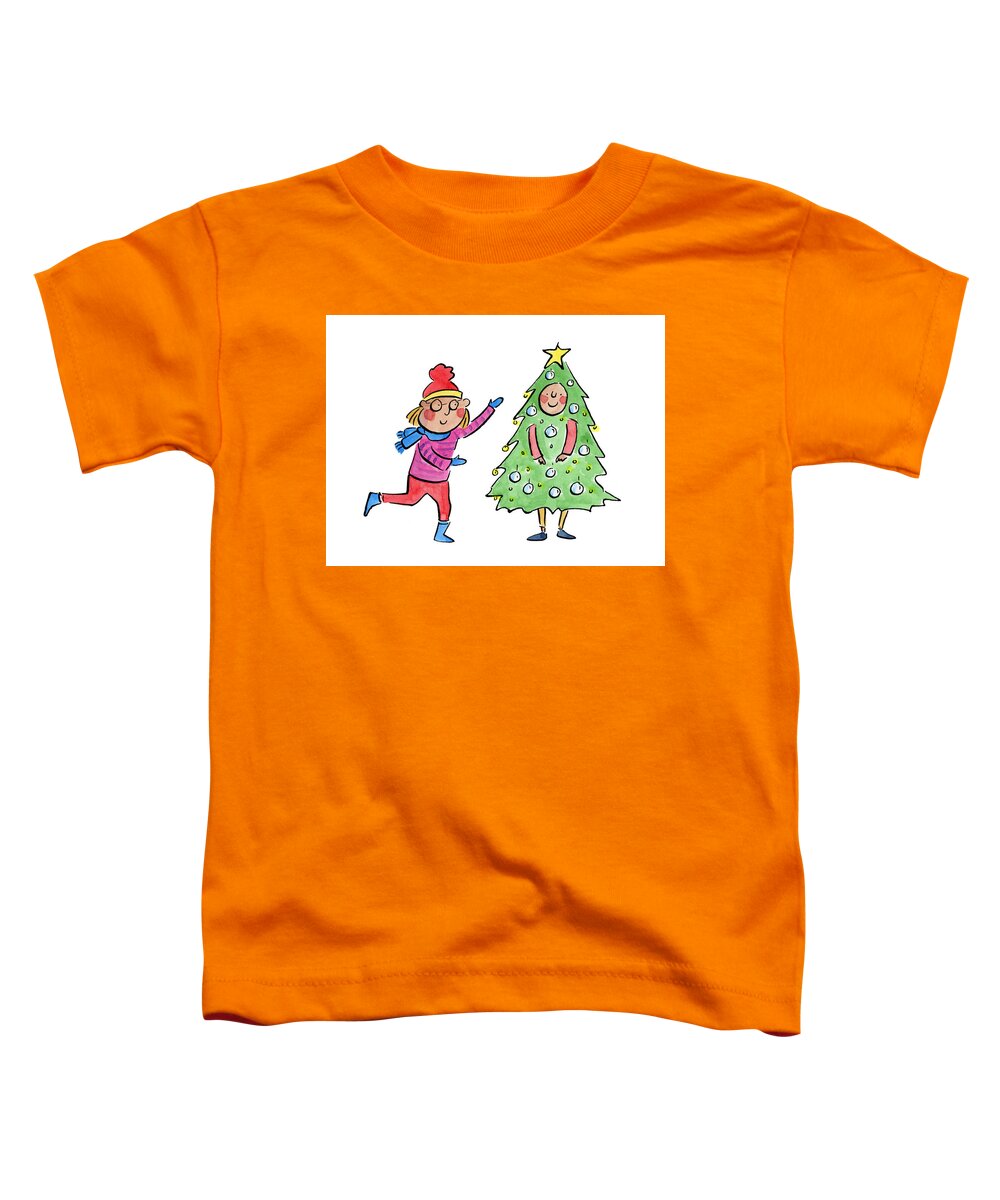 Tree Costume - Toddler T-Shirt