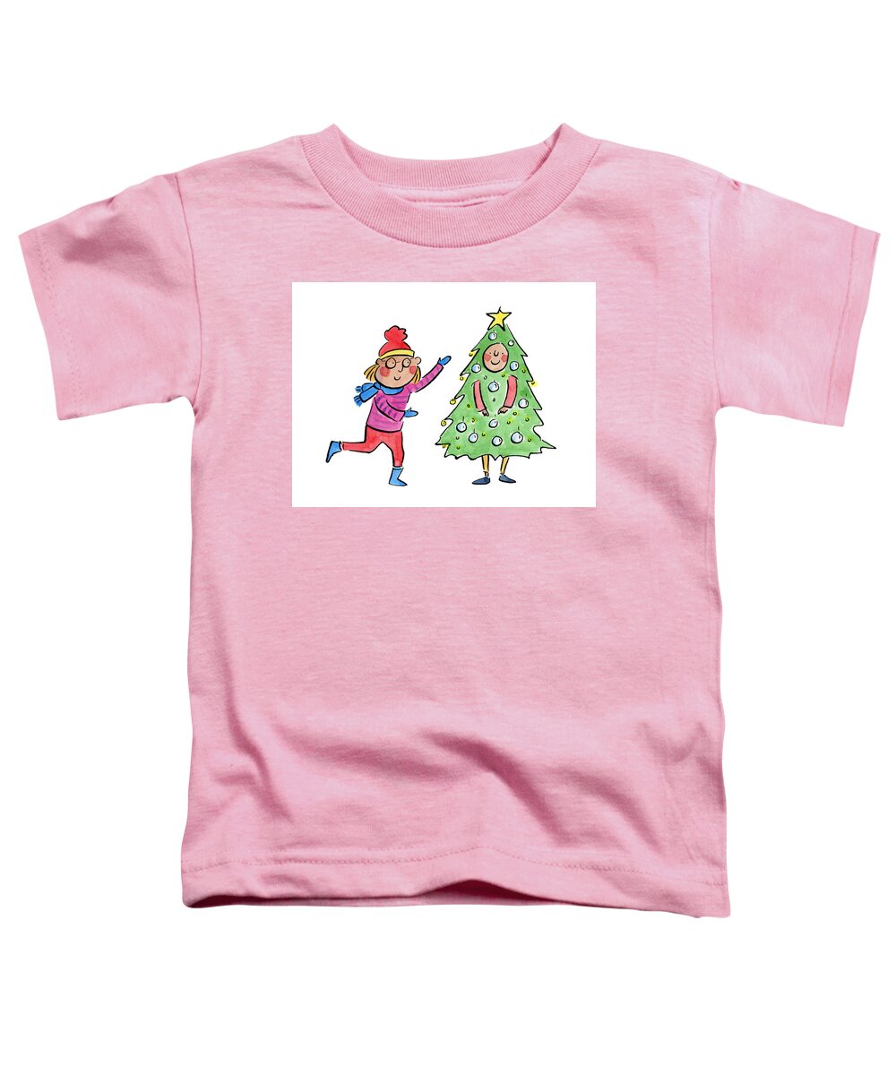 Tree Costume - Toddler T-Shirt