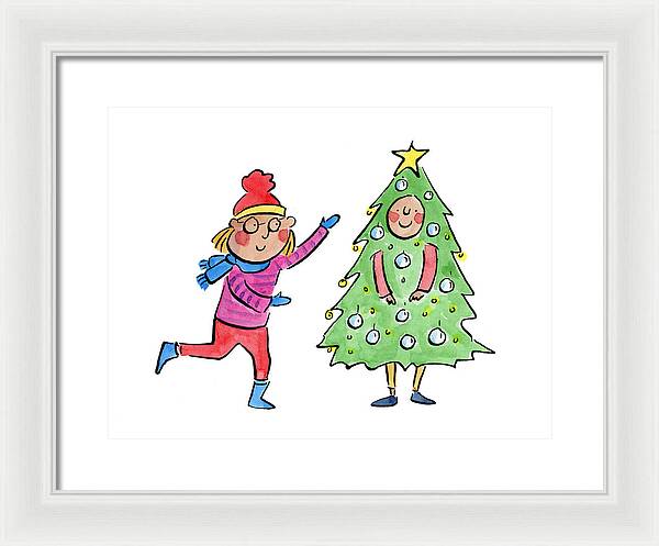 Tree Costume - Framed Print