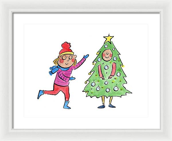 Tree Costume - Framed Print
