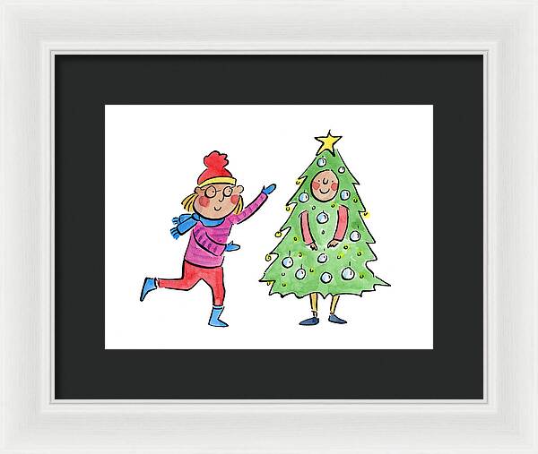 Tree Costume - Framed Print