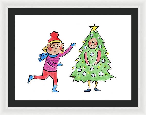 Tree Costume - Framed Print