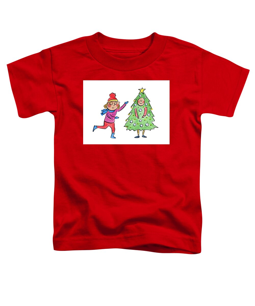 Tree Costume - Toddler T-Shirt