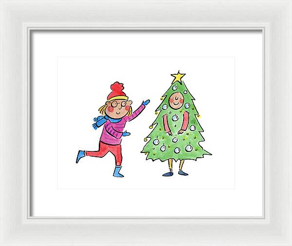 Tree Costume - Framed Print