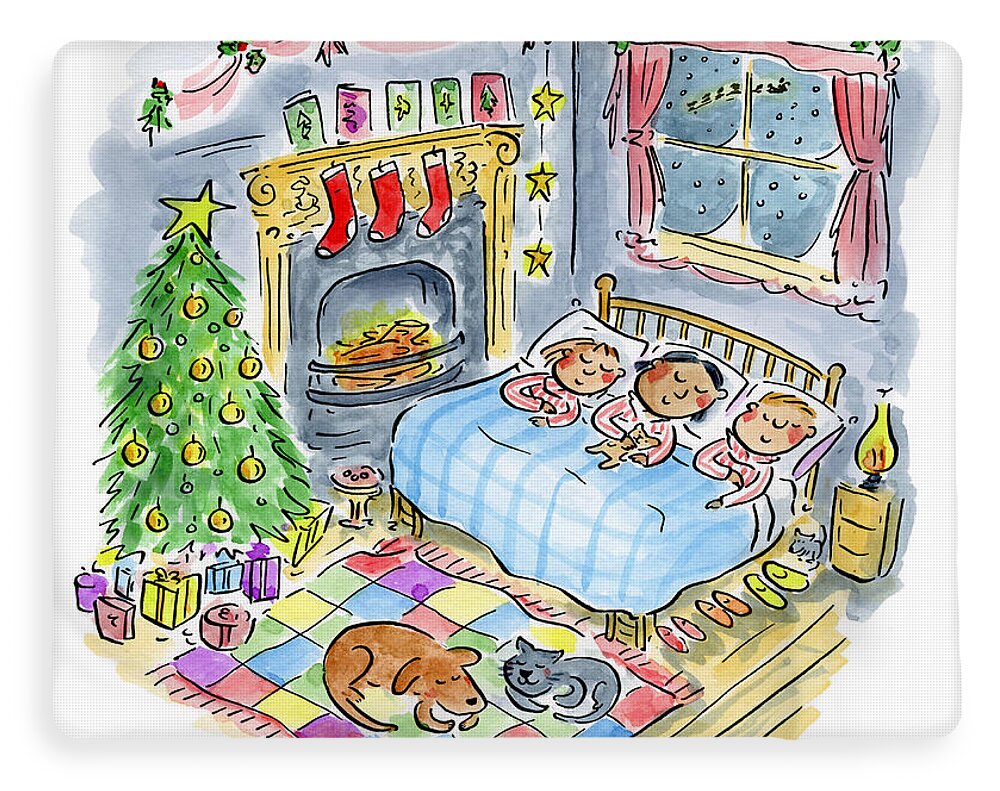 Twas the night before Christmas - Blanket