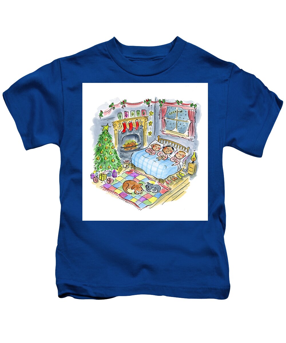 Twas the night before Christmas - Kids T-Shirt